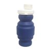 Portable Silicone Folding Cup 320ml Mini Outdoor Picnic Tableware Box Travel Coffee Retractable Wine Glass - Blue - 320ml
