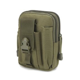 Waist Pouch; Portal Wasit Bag For Camping; Travel; Running - Army Green