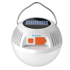 Outdoor Solar Spherical Emergency Light; Portable USB Rechargeable Camping Light; For Tent - L